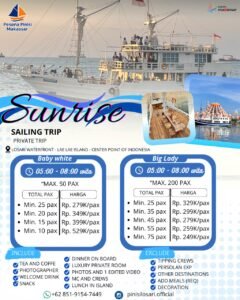 Paket Sunrise Kapal Pinisi Makassar