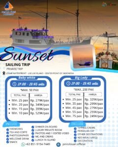 Paket Sunset Kapal Pinisi Makassaar