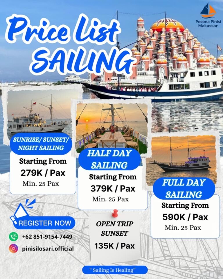 Pricelist Kapal Pinisi Makassar