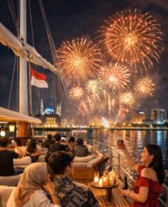 Tahun Baru di Kapal Pinisi Makassar