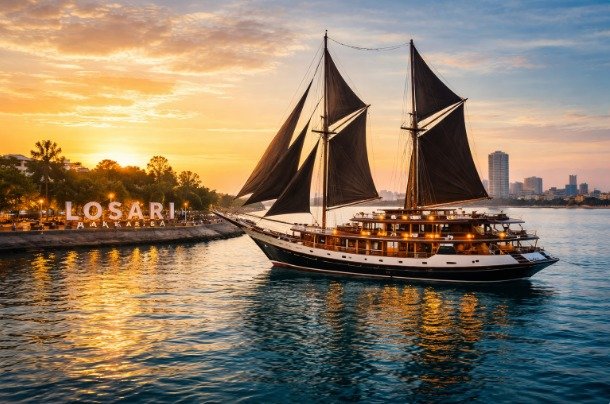 kapal pinisi losari makassar